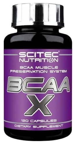 BCAA (БЦАА) Scitec Nutrition, BCAA X, 120 капсул