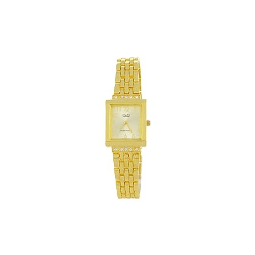фото Наручные часы q&q f653-003, золотой, белый