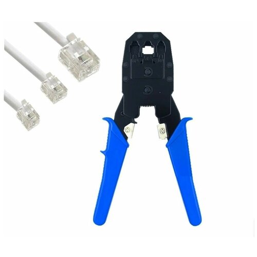 Инструмент для обжима коннекторов HT-315A RJ-45, RJ-12, RJ-11 cncob cable crimper 3 modular crimping tools for cut strip and crimp 8p8c rj 45 6p6c rj12 6p4c rj 11 4p4c