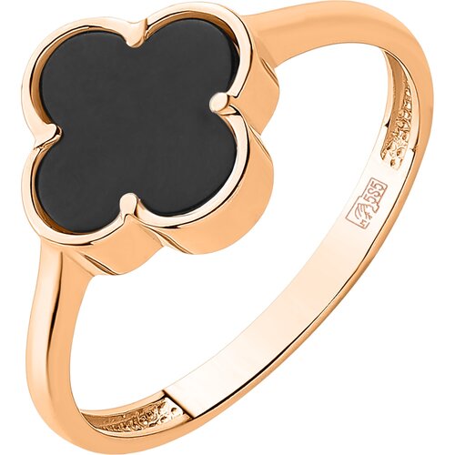 фото Золотое кольцо talant 20-00-0800-29713 с ониксом diamant-online