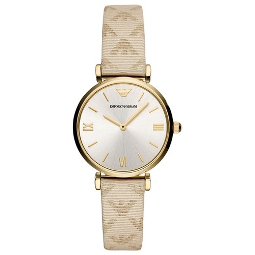 Наручные часы EMPORIO ARMANI Gianni T-Bar, серый, золотой наручные часы emporio armani dress наручные часы emporio armani dress ar2515 серебряный