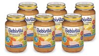 Пюре Bebivita картофель и морковь с цыпленком (с 9 месяцев) 190 г, 6 шт.