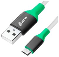 Кабель GreenConnect USB - microUSB (GCR-UA14 1m) 1 м белый/розовый