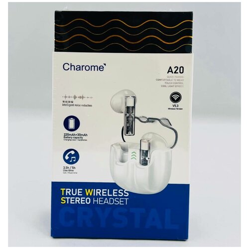 Беспроводные наушники TWS Charome A20 белый 149000₽