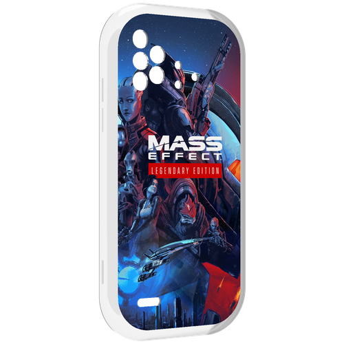 Чехол MyPads Mass Effect Legendary Edition для UMIDIGI Bison X10 / X10 Pro задняя-панель-накладка-бампер