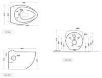 Унитаз Jaquar Fusion FSS-WHT-29951 (с сиденьем, микролифт)