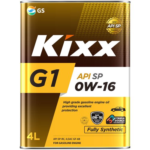 Масло моторное Kixx G1 0W-16 API SP-RC, ILSAC GF-6B - 4л. L216444TE1