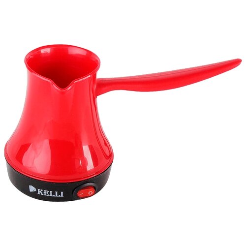 электрическая турка Kelli KL-1444, 250 мл, красный турка электрическая kelli kl 1394 коричневый