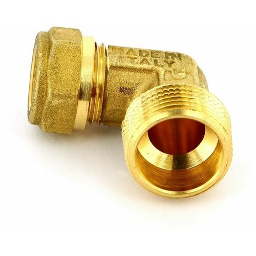 Угол обжимной Tiemme наружная резьба 90 градусов 15х1/2мм медь 1100015