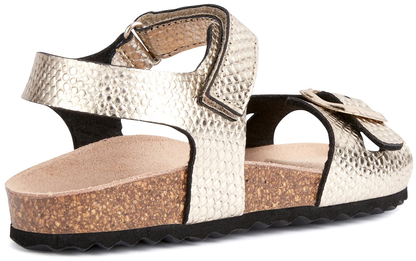 Сандалии GEOX Adriel, размер 34, платиновый — фото 1