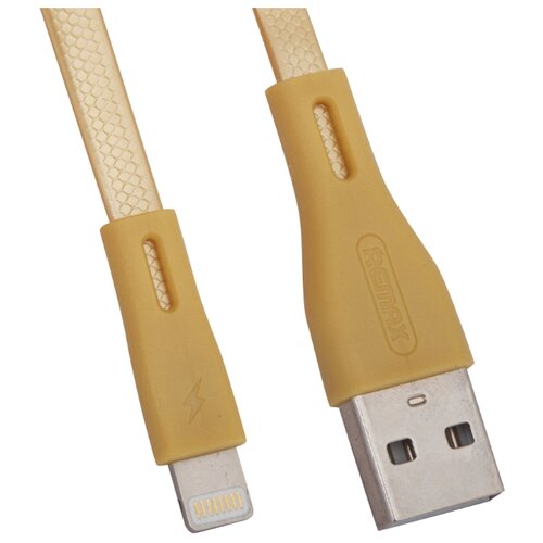 фото Кабель Remax Full Speed Pro USB - Apple Lightning (RC-090i) 1 м золотой