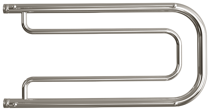 Водяной полотенцесушитель двин «A» с полочкой, Полированный, (1") 32/60 K0 (без креплений)