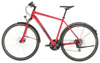 Горный гибрид Cube Nature Allroad (2019) red/grey 58 см (требует финальной сборки)