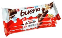 Батончик Kinder Bueno, 43 г, мультипак (3 шт.)