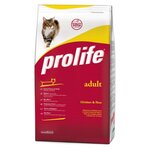 Корм для кошек Prolife Adult с курицей и рисом (1.5 кг) - изображение
