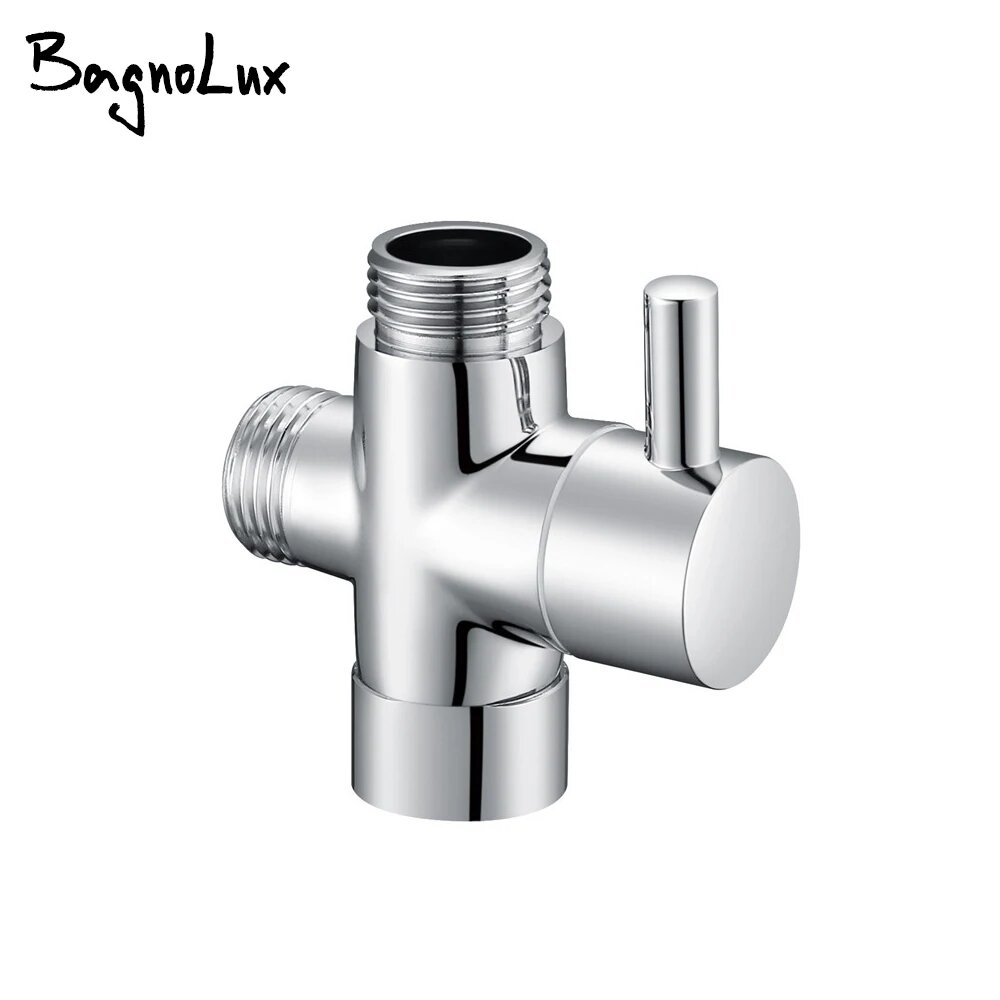 Многофункциональный 3-ходовой дивертор G1/2 с переключателем запорного клапана для распылителя унитаза биде или смесителя для душа Т-образный переходник клапан 728T