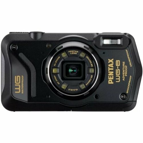 Водонепроницаемый фотоаппарат Pentax WG-8 GPS black 69790₽