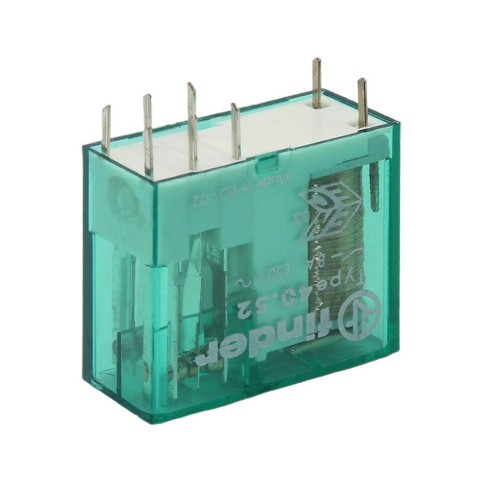 Finder 40.52.6.024.0000 Реле 2CO 8А ~/= 24В AC/DC — фото 1