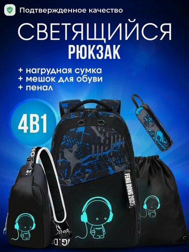 Изображение товара Рюкзак школьный ортопедический для подростка