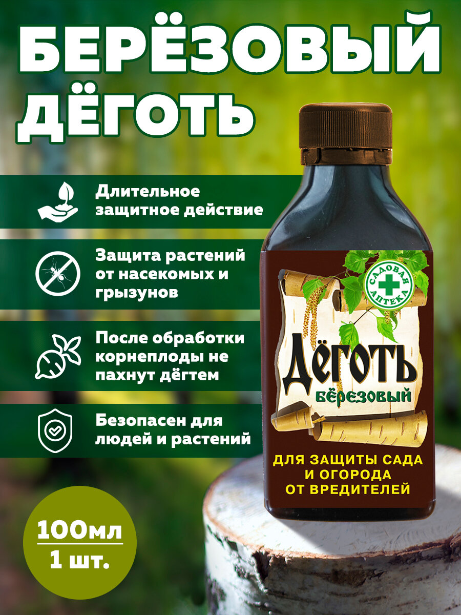 Деготь древесный березовый (100г)
