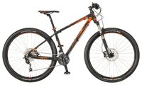 Горный (MTB) велосипед KTM Ultra 1964 29.30 (2018) black matt/orange 21" (требует финальной сборки)