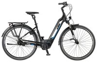 Электровелосипед KTM Macina Eight Plus PT-P5I (2018) black matt/white/blue 22" (185-195) (требует фи