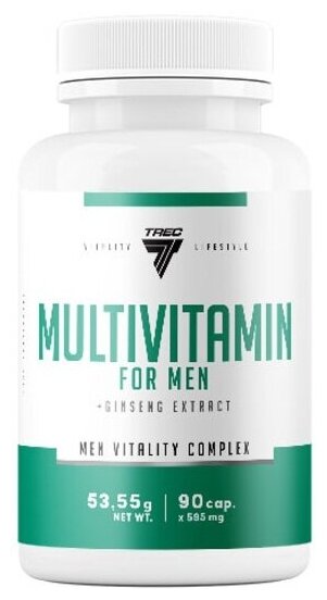 Витамины для мужчин Trec Nutrition Multivitamin For Men (90 капсул)