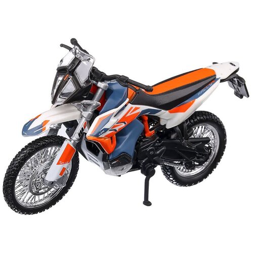 Maisto Мотоцикл коллекционный KTM 790 ADVENTURE R RALLY, CYCLE DISPENSER 1:18, серо-оранжевый phone gps holder bracket gps mount for ktm 790 adventure r s rally r 2019 2022 890 adventure s r rally r 390 adventure 2020 2022