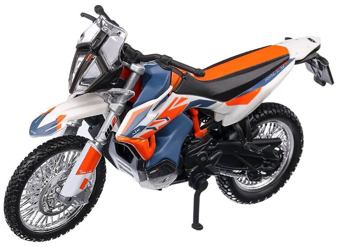 Maisto Мотоцикл коллекционный KTM 790 ADVENTURE R RALLY CYCLE DISPENSER 1:18 серо-оранжевый