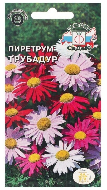 Семена Цветов Пиретрум "Трубадур "0.2 г