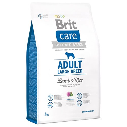 фото Сухой корм для собак Brit Care ягненок с рисом 3 кг (для крупных пород)