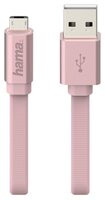 Кабель HAMA USB - microUSB Design Line 1 м синий