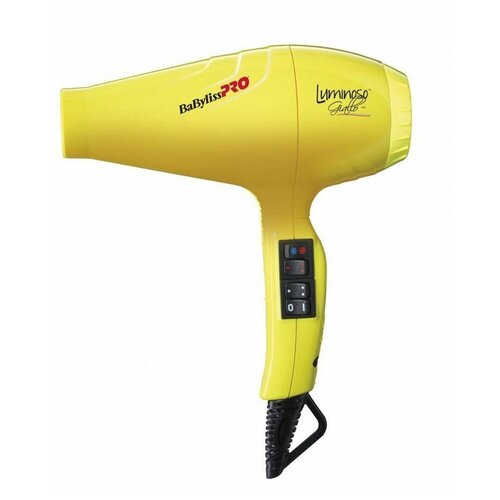 Профессиональный фен жёлтый Luminoso Giallo Ionic 2100W BAB6350IYE BaByliss 1039500₽