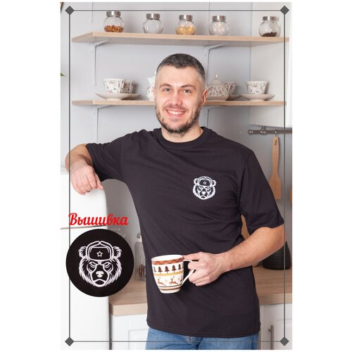 фото Футболка с вышивкой студия вышивки