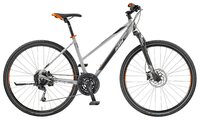 Горный гибрид KTM Life Road Lady (2018) black matt/marseilleblue/red 20