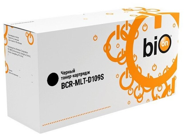 Bion Cartridge Расходные материалы Bion BCR-MLT-D109S Картридж для Samsung SCX-4300 2000 стр. , Черный, с чипом