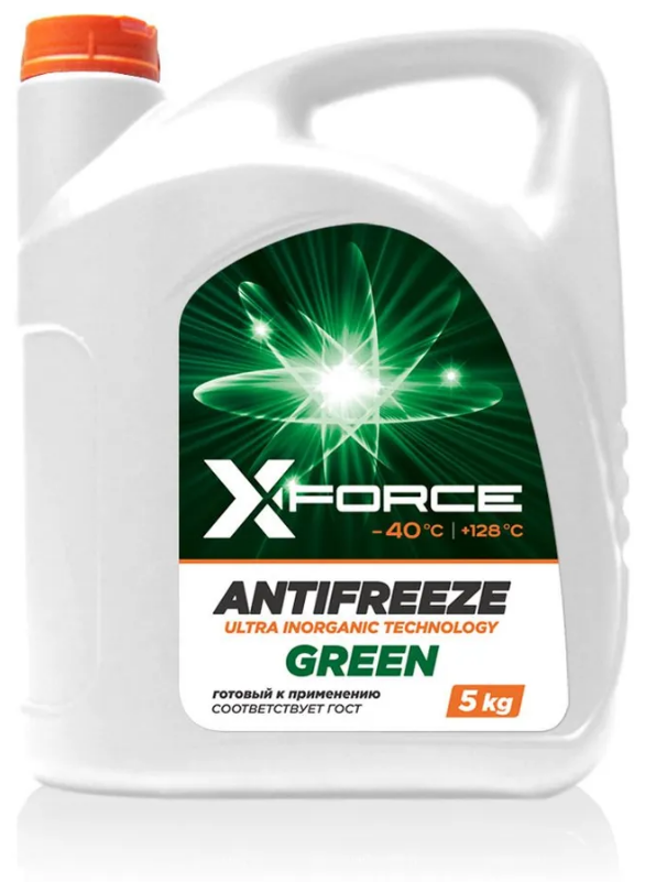 COOLSTREAM Антифриз X-Force Green 5кг XF-010102-GR