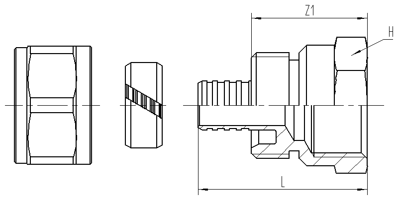 Муфта компрессионная с внутренней резьбой 1/2" х 20 (2.8) - фотография № 2