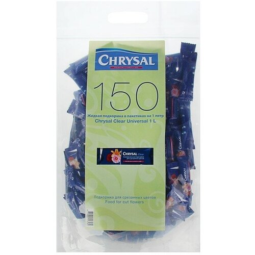 Универсальная подкормка для срезанных цветов Chrysal, тюбик, 150 шт по 10 мл