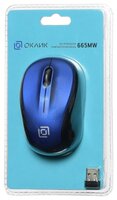 Мышь Oklick 665MW Black-Blue USB