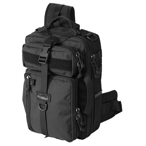 Однолямочный тактический рюкзак Kiwidition Tawaho City 10 черный