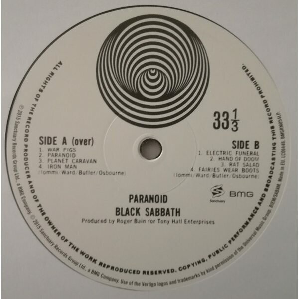 Paranoid LP + CD BMG Rights - фото №8