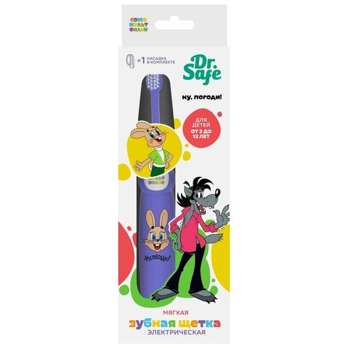 Электрическая зубная щетка DR SAFE Kids ЭЗЩ-6000 цвет фиолетовый 18750 95500₽
