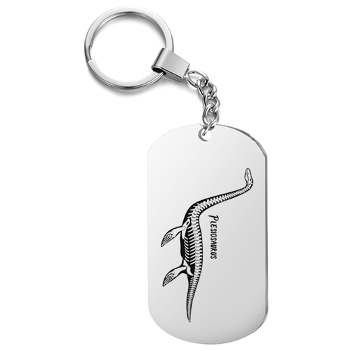 фото Брелок на ключи, с гравировкой plesiosaurus подарок со смыслом