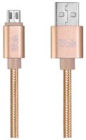 Кабель Ubik USB - microUSB (UM09) 1 м золотой