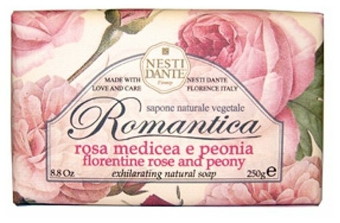 фото NESTI DANTE Мыло Florentine Rose & Peony / Флорентийская роза и пион, 250г.