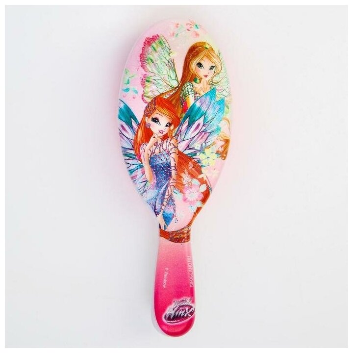 фото WINX Расческа массажная овальная "Блум", феи винкс
