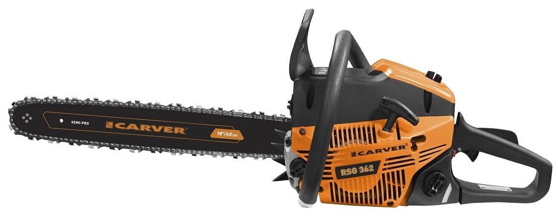 фото Бензопила Carver RSG 362 2400Вт 3.2л. с. дл. шины:20" (50cm) (01.004.00049)
