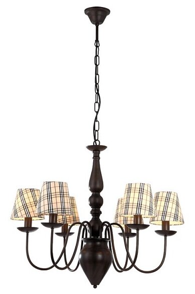 Arte Lamp Scotch, E14, 240 Вт, кол-во ламп: 6 шт., цвет: коричневый