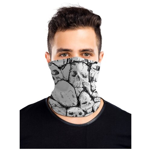 фото Универсальный бафф маска "уйма скелетов" 2шт joyarty